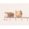 Серьги Xuping M&L цвет 18K английский замок "Инкрустация кристаллами" фото №2