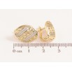 Серьги Xuping цвет Позолота 14K английский замок "Узор с кристаллами" фото №2 Серьги Xuping цвет Позолота 14K английский замок "Узор с кристаллами" фото №2