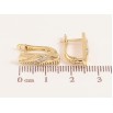 Серьги Xuping цвет Позолота 14K английский замок "Узор с кристаллами" фото №2 Серьги Xuping цвет Позолота 14K английский замок "Узор с кристаллами" фото №2