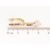 Сережки Xuping колір Позолота 14K англійський замок "Візерунок з різнокольоровими кристалами" фото №2 Сережки Xuping колір Позолота 14K англійський замок "Візерунок з різнокольоровими кристалами" фото №2