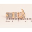 УЦЕНКА! Серьги Xuping цвет Позолота 18K + Родий английский замок "Инкрустация кристаллами" фото №2 УЦЕНКА! Серьги Xuping цвет Позолота 18K + Родий английский замок "Инкрустация кристаллами" фото №2