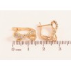 Серьги Xuping цвет Позолота 18K английский замок "Банты" фото №2 Серьги Xuping цвет Позолота 18K английский замок "Банты" фото №2