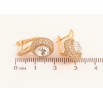 Серьги Xuping цвет Позолота 18K английский замок "Кристаллы в обрамлении мелких кристаллов" фото №2 Серьги Xuping цвет Позолота 18K английский замок "Кристаллы в обрамлении мелких кристаллов" фото №2