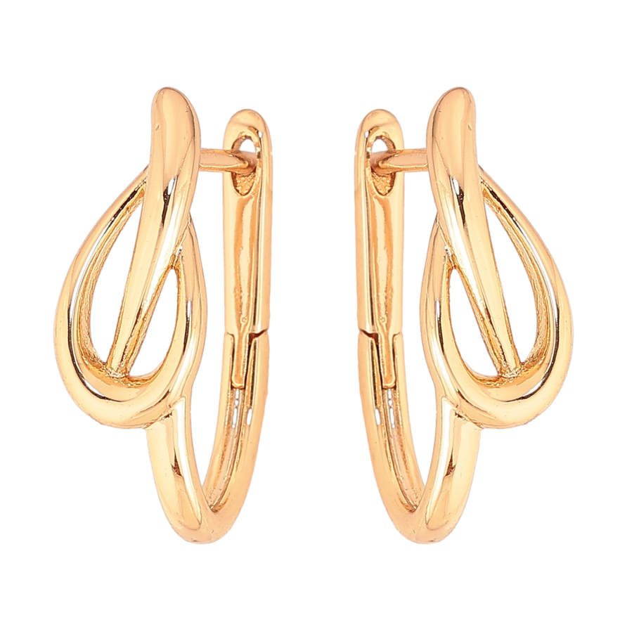 Серьги Xuping цвет Позолота 18K английский замок "Декоративный узор" фото №1 Серьги Xuping цвет Позолота 18K английский замок "Декоративный узор" фото №1