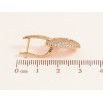Серьги Xuping цвет Позолота 18K английский замок "Подвески с инкрустацией кристаллами" фото №2