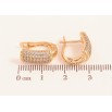 Серьги Xuping цвет Позолота 18K английский замок "Инкрустация кристаллами" фото №2 Серьги Xuping цвет Позолота 18K английский замок "Инкрустация кристаллами" фото №2