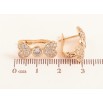Серьги Xuping цвет Позолота 18K английский замок "Узор с сердечками и инкрустацией кристаллами" фото №2 Серьги Xuping цвет Позолота 18K английский замок "Узор с сердечками и инкрустацией кристаллами" фото №2