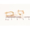 Сережки Xuping колір позолота 18K англійський замок візерунок з перлинами фото №2 Сережки Xuping колір позолота 18K англійський замок візерунок з перлинами фото №2