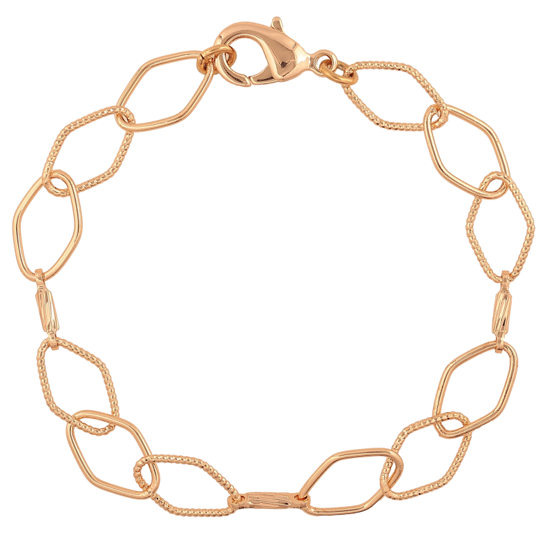 Браслет Xuping M&L цвет 18К "Декоративный узор» длинна 19см х 2-9мм фото №5