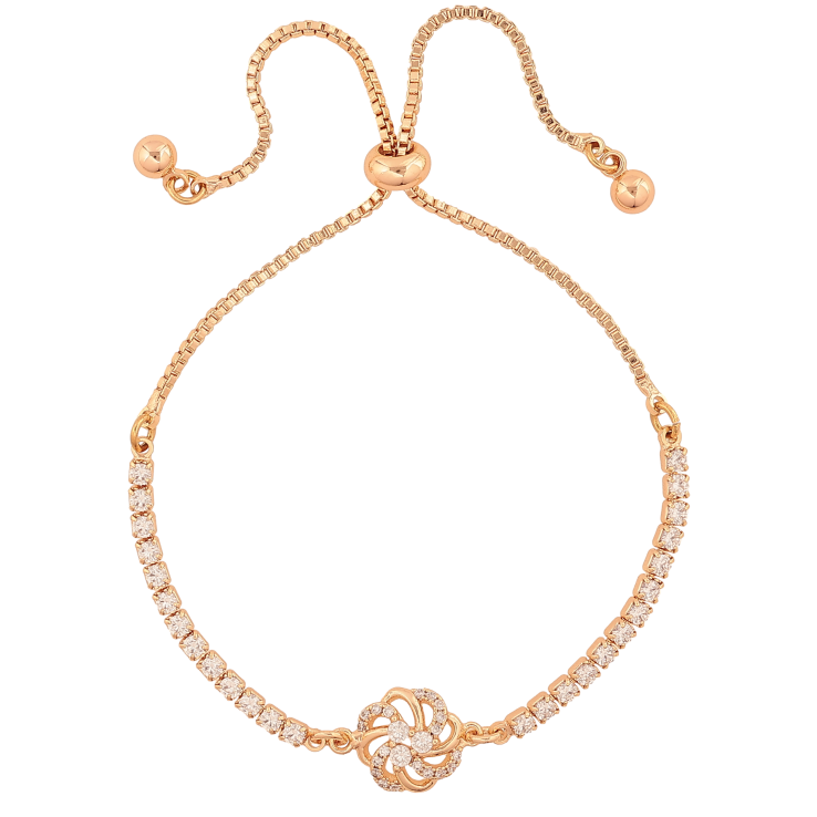 Браслет Xuping M&L колір 18K "Доріжка кристалів з квіточкою" на бігунку 8-22см х 1-10мм фото №17 Браслет Xuping M&L колір 18K "Доріжка кристалів з квіточкою" на бігунку 8-22см х 1-10мм фото №17