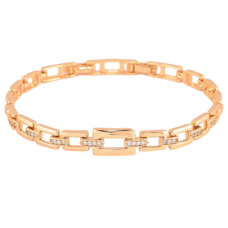 Браслет Xuping цвет Позолота 18K "Узор с кристаллами" размер с доп. замком 17,19см х 5-8мм фото №21 Браслет Xuping цвет Позолота 18K "Узор с кристаллами" размер с доп. замком 17,19см х 5-8мм фото №21