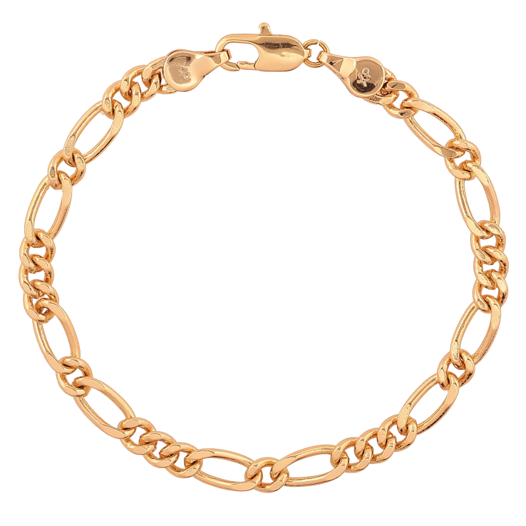 Браслет Xuping цвет Позолота 18K "Цепочка Фигаро" размер 17см х 4-5мм фото №13 Браслет Xuping цвет Позолота 18K "Цепочка Фигаро" размер 17см х 4-5мм фото №13
