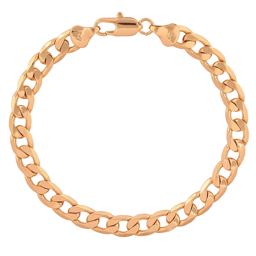 Браслет Xuping цвет Позолота 18K "Цепочка Панцирная" размер 19.5см х 7мм фото №1 Браслет Xuping цвет Позолота 18K "Цепочка Панцирная" размер 19.5см х 7мм фото №1