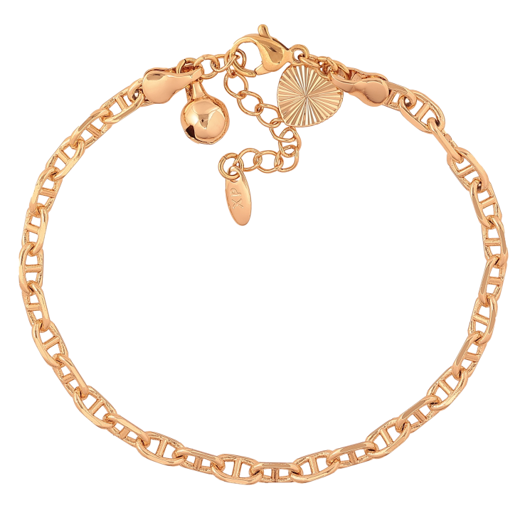 Браслет Xuping цвет Позолота 18K "Цепочка плетение Морская цепь" размер с доп. цепочкой 18-21см х 4мм фото №12 Браслет Xuping цвет Позолота 18K "Цепочка плетение Морская цепь" размер с доп. цепочкой 18-21см х 4мм фото №12