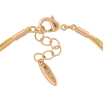 Браслет Xuping колір Позолота 14K "Три ланцюжки з намистинами" розмір з дод. ланцюжком 18.5-21.5см х 1-3мм фото №2