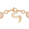 Браслет Xuping цвет Позолота 18K "Инкрустация кристаллами" длинна с доп. цепочкой 17-20см х 6-9мм фото №2 Браслет Xuping цвет Позолота 18K "Инкрустация кристаллами" длинна с доп. цепочкой 17-20см х 6-9мм фото №2
