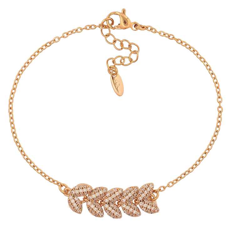 Браслет Xuping цвет Позолота 18K "Цепочка с вставкой веточка" размер с доп. цепочкой 19-21.5см х 1.5-9мм фото №15 Браслет Xuping цвет Позолота 18K "Цепочка с вставкой веточка" размер с доп. цепочкой 19-21.5см х 1.5-9мм фото №15