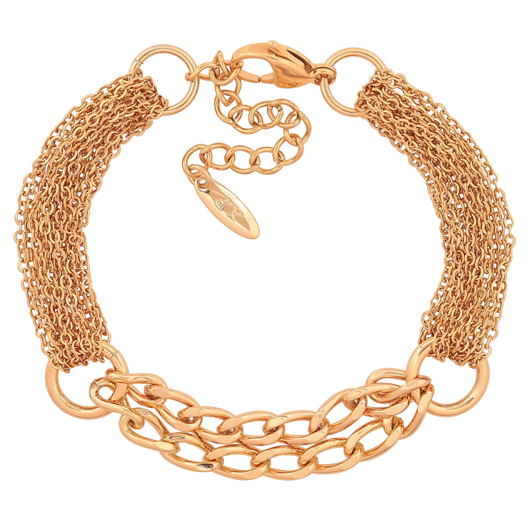Браслет Xuping цвет Позолота 18K "Цепочка Фантазийная" длинна с доп. цепочкой 19-24см х 10-12мм фото №19 Браслет Xuping цвет Позолота 18K "Цепочка Фантазийная" длинна с доп. цепочкой 19-24см х 10-12мм фото №19