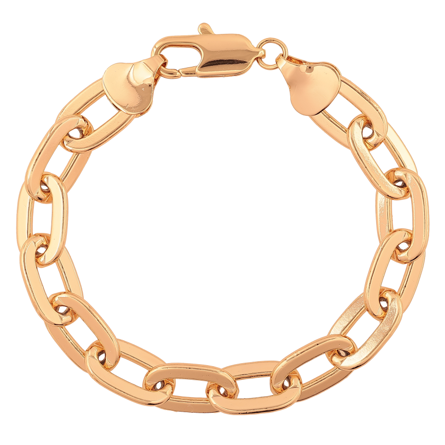 Браслет Xuping цвет Позолота 18K "Цепочка Якорная" размер 21см х 10мм фото №1 Браслет Xuping цвет Позолота 18K "Цепочка Якорная" размер 21см х 10мм фото №1