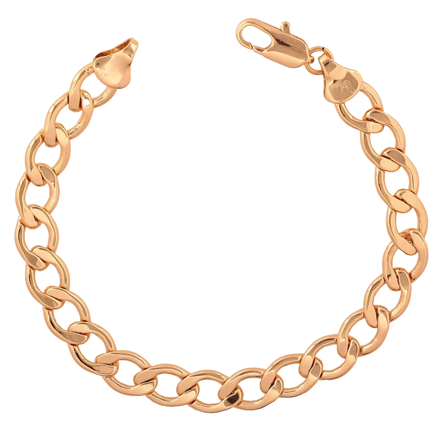 Браслет Xuping цвет Позолота 18K "Цепочка Панцирная" размер 19см х 8мм фото №1 Браслет Xuping цвет Позолота 18K "Цепочка Панцирная" размер 19см х 8мм фото №1