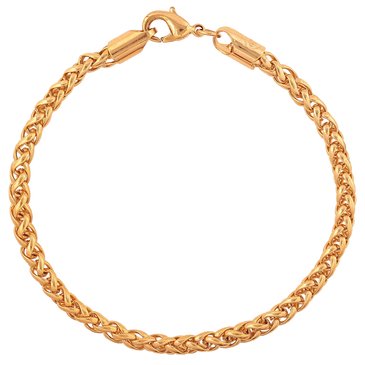 Браслет Xuping цвет Позолота 18K "Цепочка Колос" размер 19.5см х 4мм фото №20