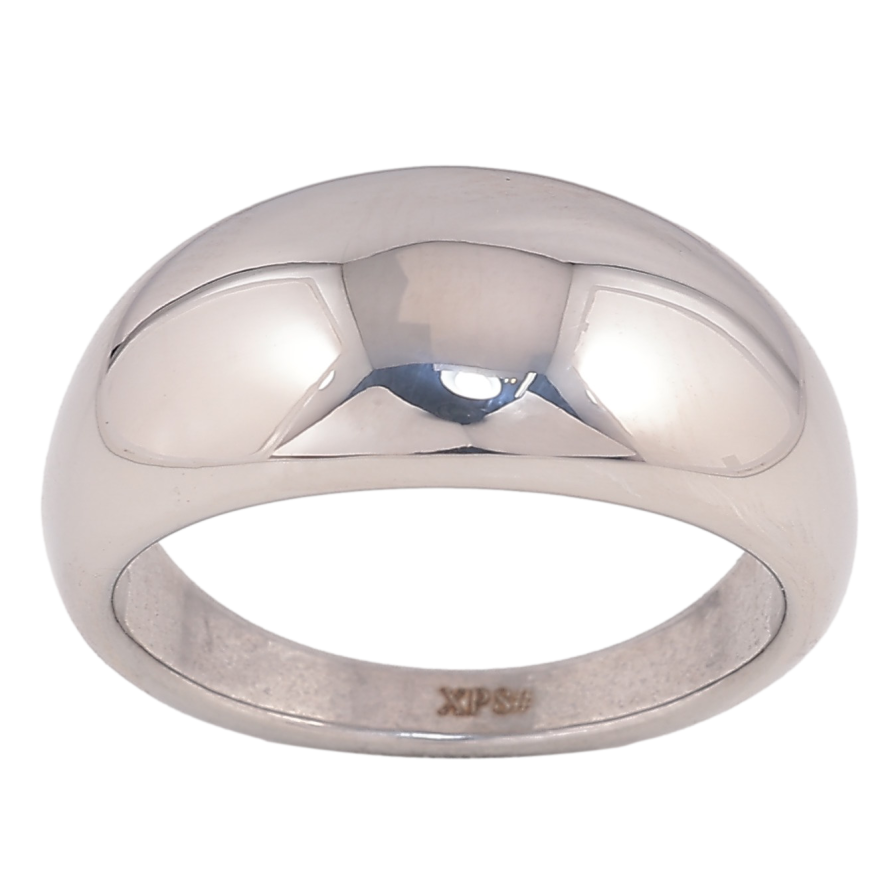 Кольцо Xuping TTM Stainless Steel цвет Родий "Декоративный узор" фото №1 Кольцо Xuping TTM Stainless Steel цвет Родий "Декоративный узор" фото №1
