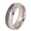 Каблучка Xuping TTM Stainless Steel колір Родій "Візерунок з чорною емаллю і кристалом" шир. 7мм фото №2 Каблучка Xuping TTM Stainless Steel колір Родій "Візерунок з чорною емаллю і кристалом" шир. 7мм фото №2