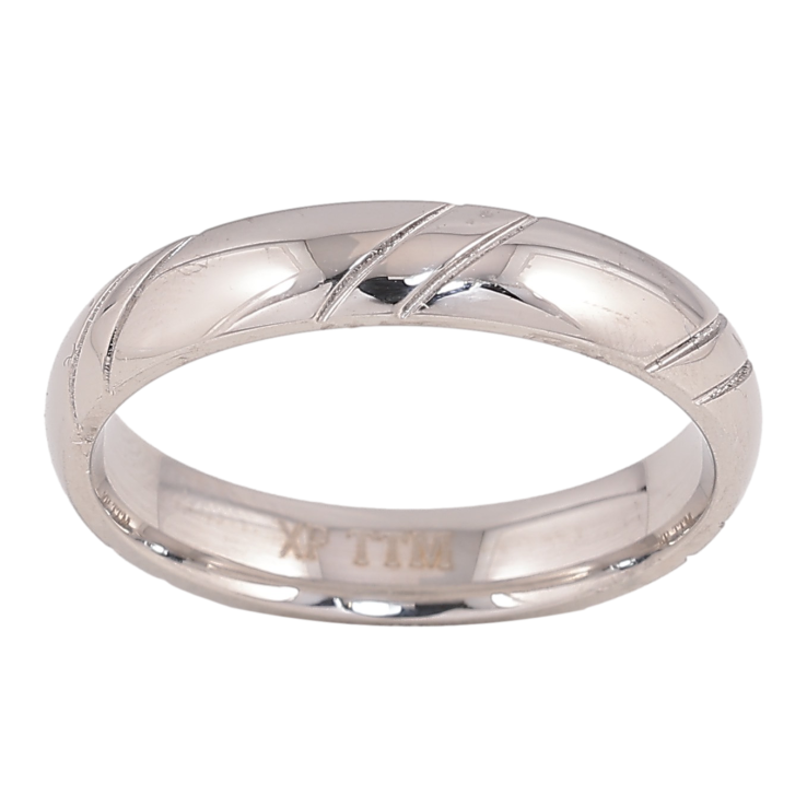 Каблучка Xuping TTM Stainless Steel колір Родій "Декоративний візерунок" шир. 4мм фото №15 Каблучка Xuping TTM Stainless Steel колір Родій "Декоративний візерунок" шир. 4мм фото №15