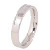Каблучка Xuping TTM Stainless Steel колір Родій "Вставка кристал" шир. 4мм фото №2 Каблучка Xuping TTM Stainless Steel колір Родій "Вставка кристал" шир. 4мм фото №2