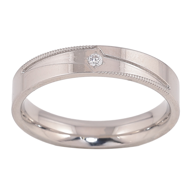 Каблучка Xuping TTM Stainless Steel колір Родій "Вставка кристал" шир. 4мм фото №22 Каблучка Xuping TTM Stainless Steel колір Родій "Вставка кристал" шир. 4мм фото №22