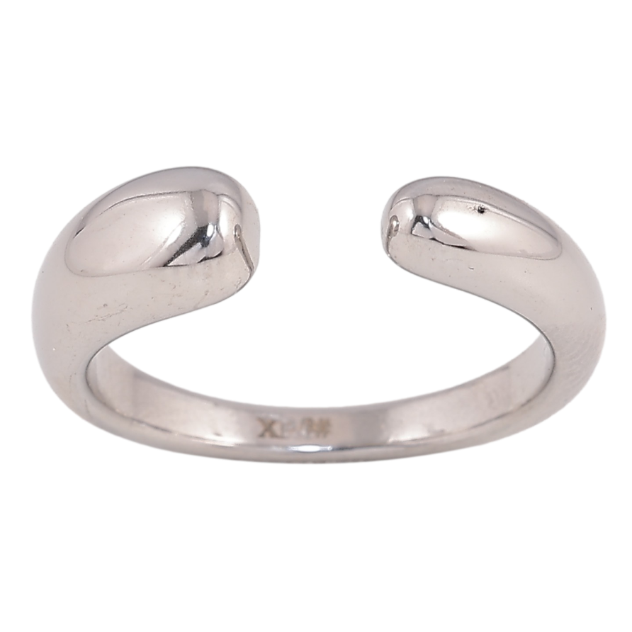 Кольцо Xuping TTM Stainless Steel цвет Родий "Декоративный узор" фото №1 Кольцо Xuping TTM Stainless Steel цвет Родий "Декоративный узор" фото №1