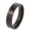 Каблучка Xuping TTM Stainless Steel колір black "Візерунок хрестик" шир. 5мм фото №2 Каблучка Xuping TTM Stainless Steel колір black "Візерунок хрестик" шир. 5мм фото №2