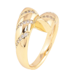 Кольцо Xuping цвет Позолота 14K "Узор с кристаллами" фото №2 Кольцо Xuping цвет Позолота 14K "Узор с кристаллами" фото №2