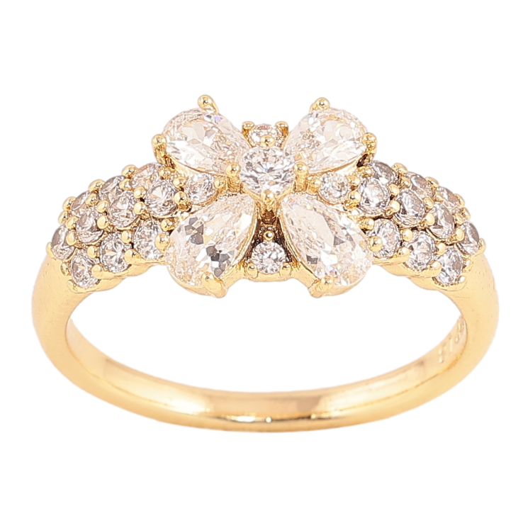 Кольцо Xuping цвет Позолота 14K "Инкрустация кристаллами" фото №12 Кольцо Xuping цвет Позолота 14K "Инкрустация кристаллами" фото №12
