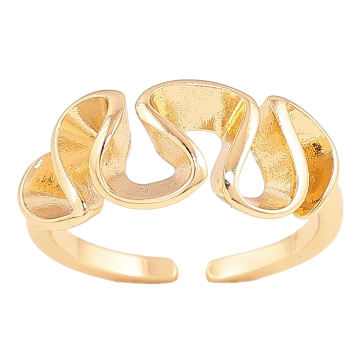 Кольцо Xuping цвет Позолота 14K "Декоративный узор" фото №8 Кольцо Xuping цвет Позолота 14K "Декоративный узор" фото №8