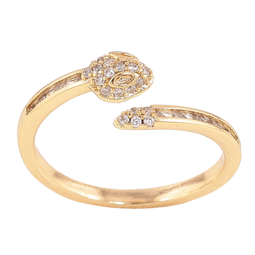 Кольцо Xuping цвет Позолота 14K "Змея" фото №1