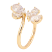 Кольцо Xuping цвет Позолота 14K "Узор с кристаллами" фото №2 Кольцо Xuping цвет Позолота 14K "Узор с кристаллами" фото №2