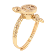 Кольцо Xuping цвет Позолота 14K "Змея со спиннером" фото №2 Кольцо Xuping цвет Позолота 14K "Змея со спиннером" фото №2