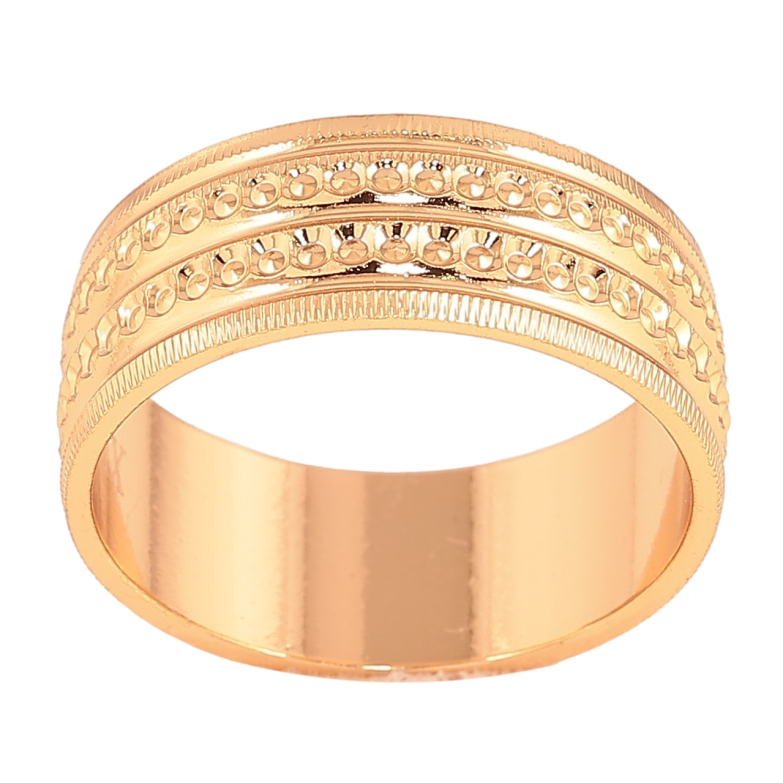 Каблучка Xuping колір Позолота 18K "Обручка з візерунком" шир. 8мм фото №17 Каблучка Xuping колір Позолота 18K "Обручка з візерунком" шир. 8мм фото №17