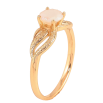 Кольцо Xuping цвет Позолота 18K "Узор с радужным кристаллом" фото №2 Кольцо Xuping цвет Позолота 18K "Узор с радужным кристаллом" фото №2