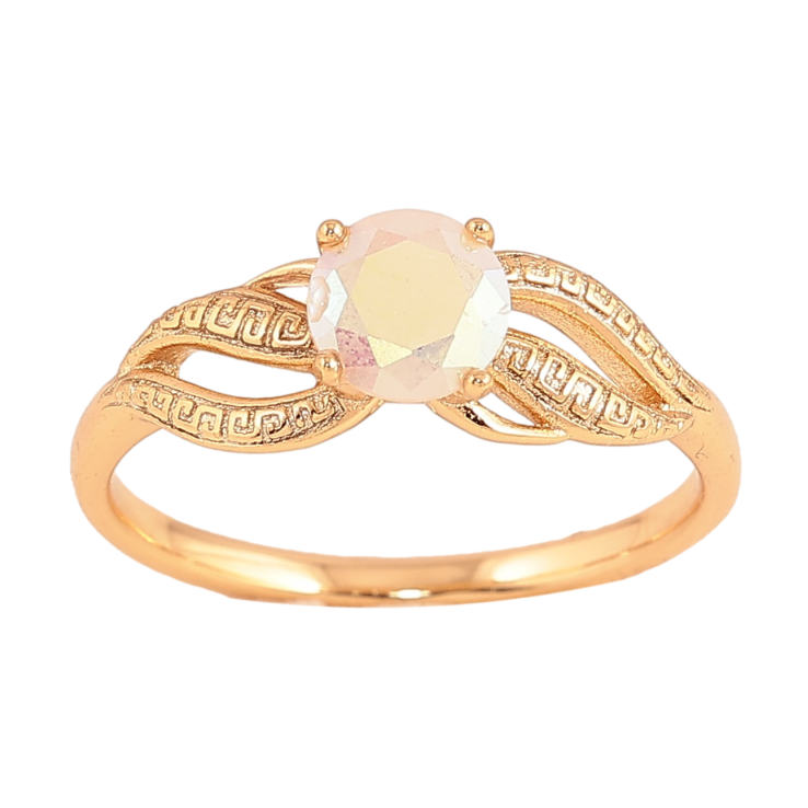 Кольцо Xuping цвет Позолота 18K "Узор с радужным кристаллом" фото №23 Кольцо Xuping цвет Позолота 18K "Узор с радужным кристаллом" фото №23