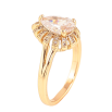 Кольцо Xuping цвет Позолота 18K "Кристальная капелька" фото №2 Кольцо Xuping цвет Позолота 18K "Кристальная капелька" фото №2