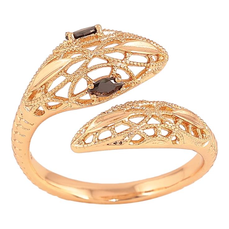 Каблучка Xuping колір Позолота 18K "Змія" фото №22 Каблучка Xuping колір Позолота 18K "Змія" фото №22