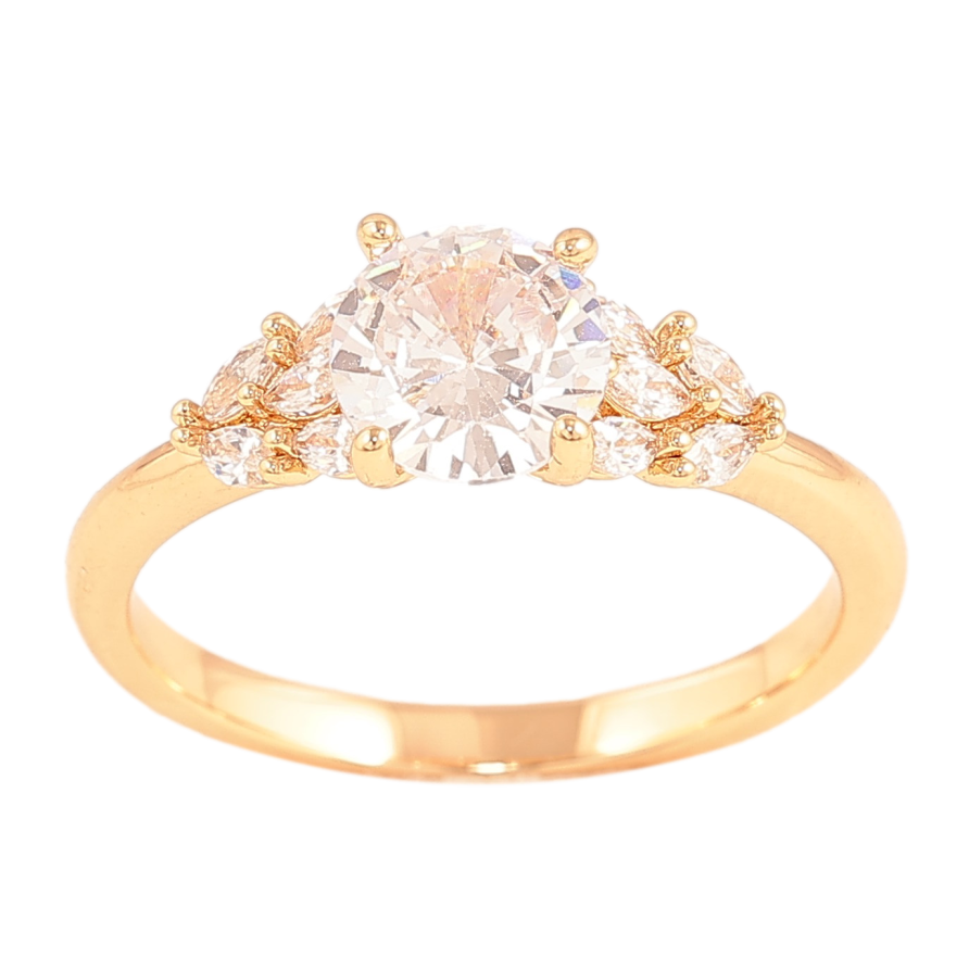 Кольцо Xuping цвет Позолота 18K "Инкрустация кристаллами" фото №1 Кольцо Xuping цвет Позолота 18K "Инкрустация кристаллами" фото №1