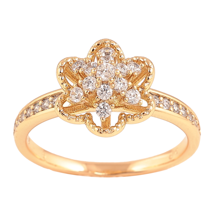 Каблучка Xuping колір Позолота 18K "Зірка з інкрустацією кристалами" фото №11 Каблучка Xuping колір Позолота 18K "Зірка з інкрустацією кристалами" фото №11