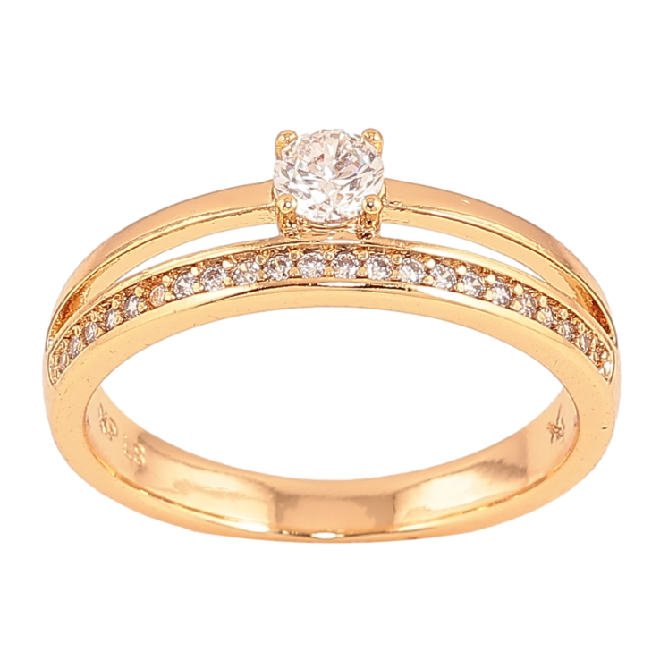 Кольцо Xuping цвет Позолота 18K "Узор с кристаллами" фото №23 Кольцо Xuping цвет Позолота 18K "Узор с кристаллами" фото №23