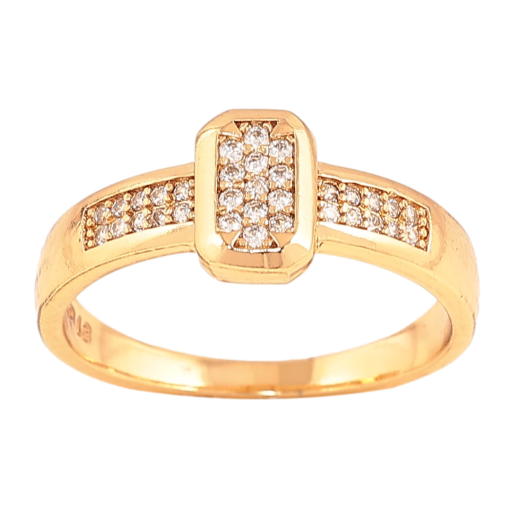 Каблучка Xuping колір Позолота 18K "Інкрустація кристалами" фото №6 Каблучка Xuping колір Позолота 18K "Інкрустація кристалами" фото №6