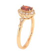 Кольцо Xuping цвет Позолота 18K "Узор с красным кристаллом" фото №2 Кольцо Xuping цвет Позолота 18K "Узор с красным кристаллом" фото №2