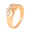 Кольцо Xuping цвет Позолота 18K "Узор с кристаллами" фото №2 Кольцо Xuping цвет Позолота 18K "Узор с кристаллами" фото №2
