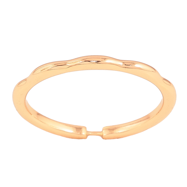 Каблучка Xuping колір Позолота 18K "Хвилясте" фото №4
